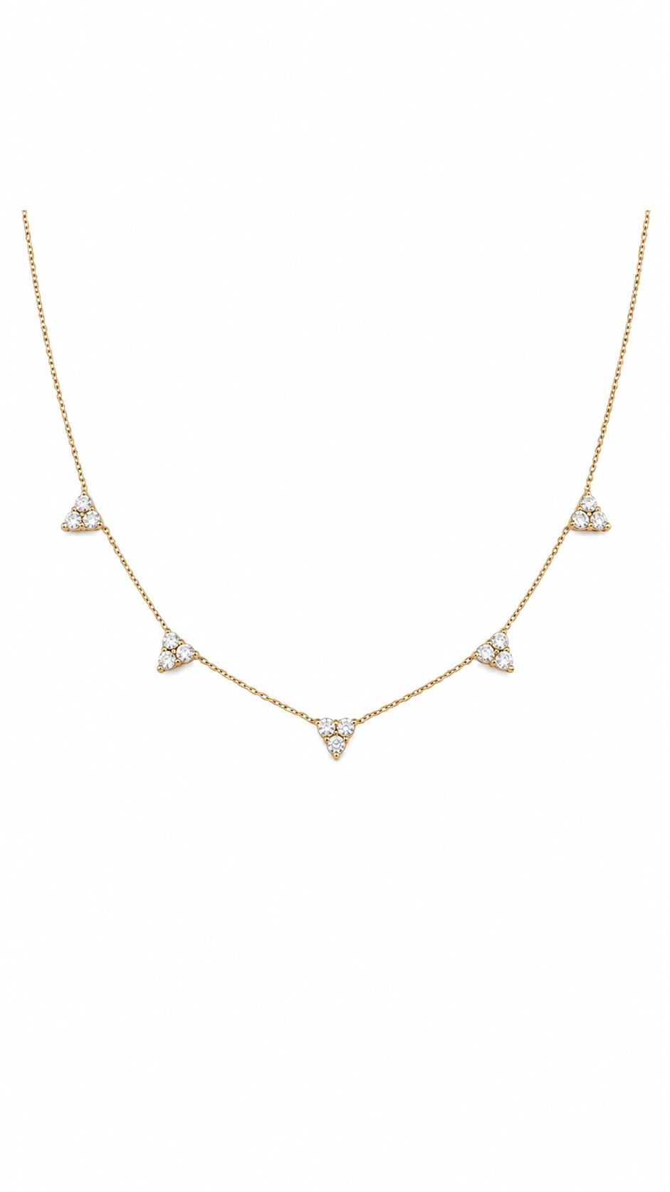 Five Pendant Necklace